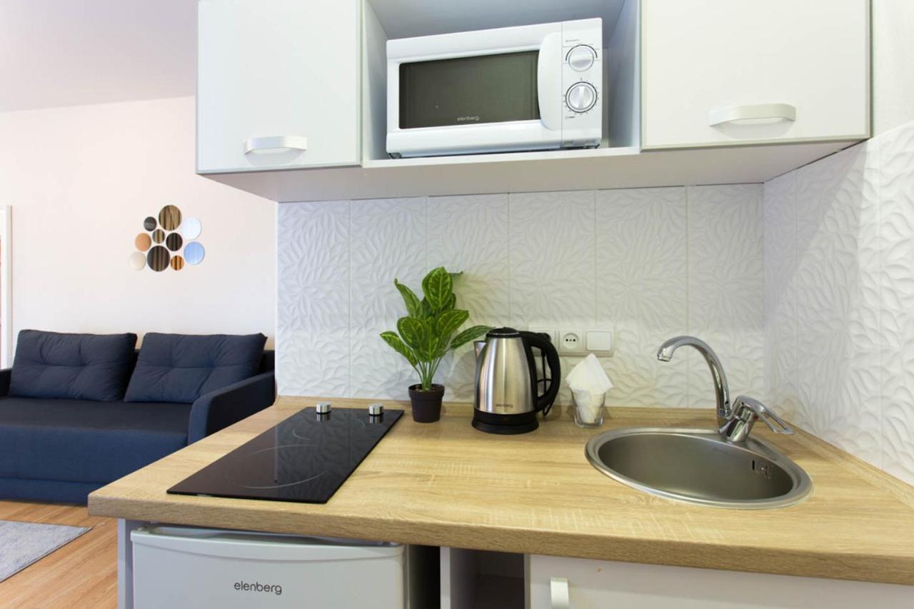 Apartment In The City Center - Gimnasiyna Naberezhna 24A-1 Charkiv Exteriör bild